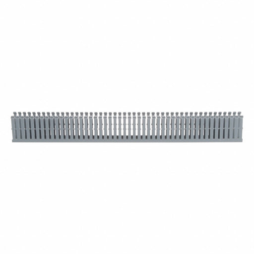 Wire Duct Narrow Slot Gray 1.26 W x 3 D