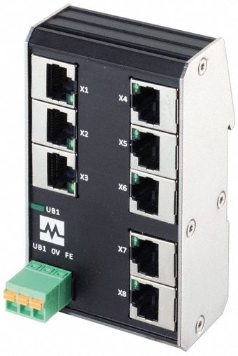 Ethernet Switch IP20 100 mbps