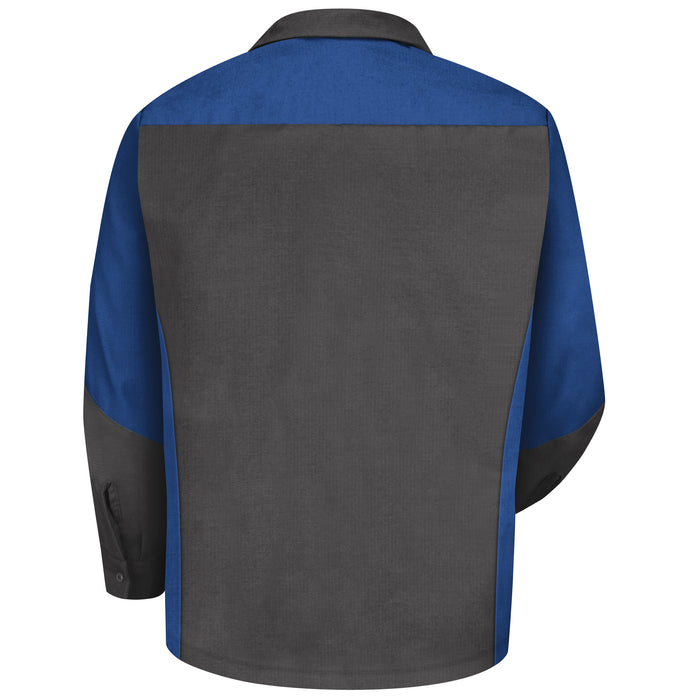 Men's Long Sleeve Two-Tone Crew Shirt