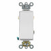 Wall Switch White 20 A 3-Way 2 hp