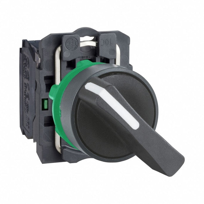SelectorSwitch Non-Illum 2Pos 22mm Black