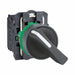 SelectorSwitch Non-Illum 2Pos 22mm Black
