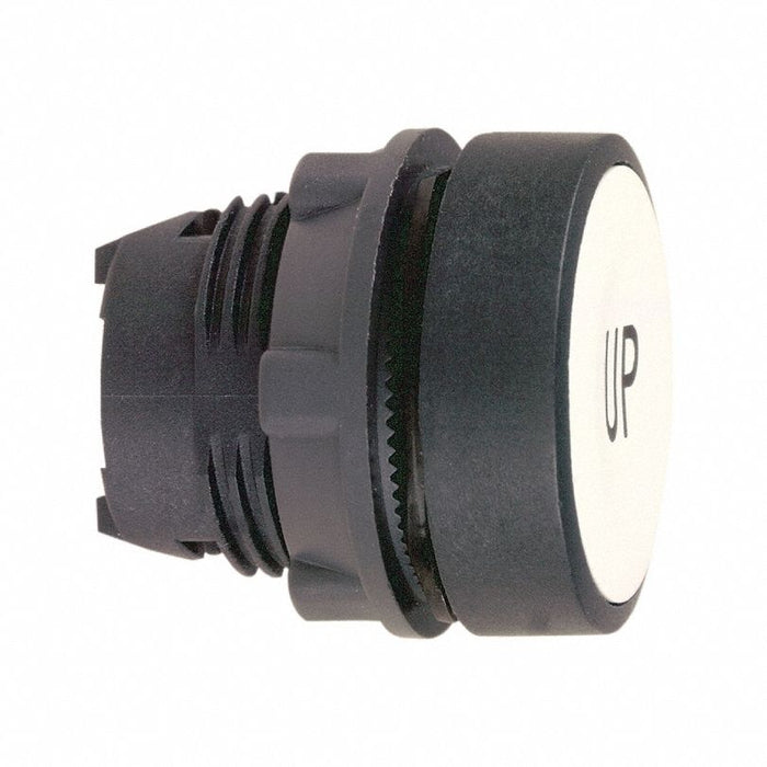 Flush Push Button White Non-Illum 22mm