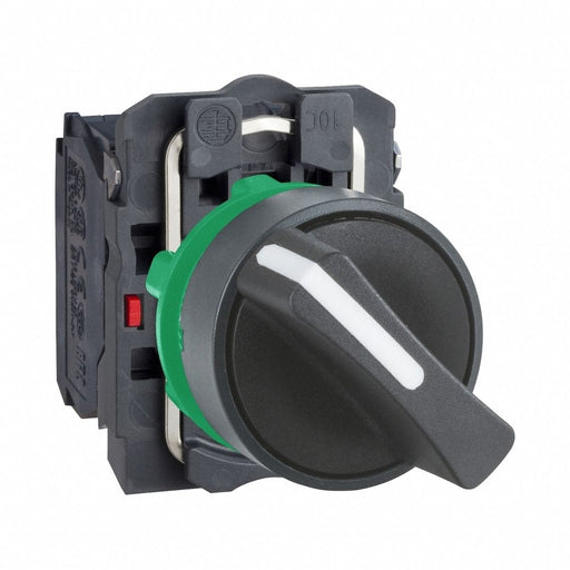 SelectorSwitch Non-Illum 2Pos 22mm Black