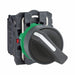 SelectorSwitch Non-Illum 2Pos 22mm Black