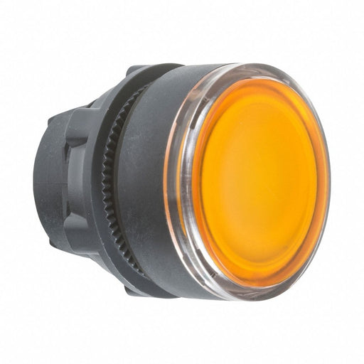 Flush Push Button Orange No Lamp 22mm