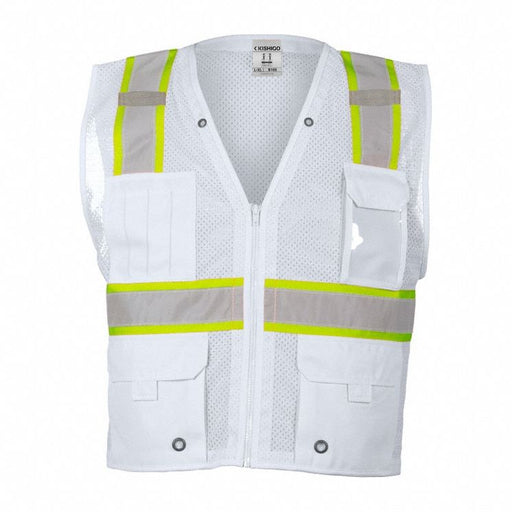 Safety Vest White Size L/XL