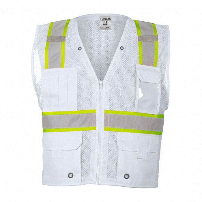 Safety Vest White Size L/XL