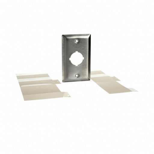 Flush Plate Gray Metal