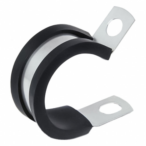 Clamp Cushioned EPDM Dia 3/4 In PK25