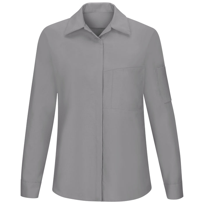 Women's Long Sleeve Performance Plus Shop Shirt with OilBlok Technology