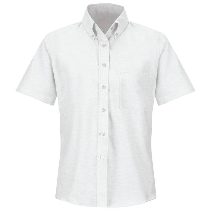 Women's Short Sleeve Executive Oxford Dress Shirt