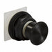 Mushroom Head Push Button Black 30mm