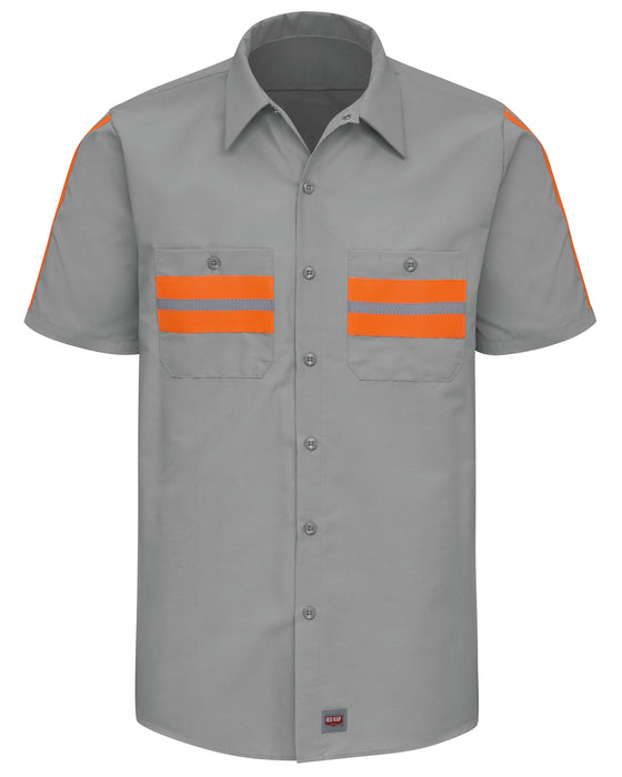 Men's Short Sleeve Industrial Work Shirt