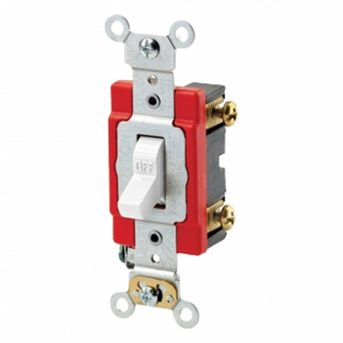 Wall Switch White 20 A Single Pole 2 hp