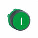 Flush Push Button Green Non-Illum 22mm
