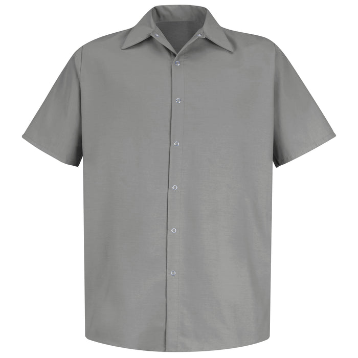 Men's Short Sleeve Specialized Pocketless Work Shirt