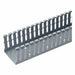 Wire Duct Narrow Slot Gray 1.26 W x 3 D