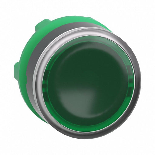 Flush Push Button Green No Lamp 22mm