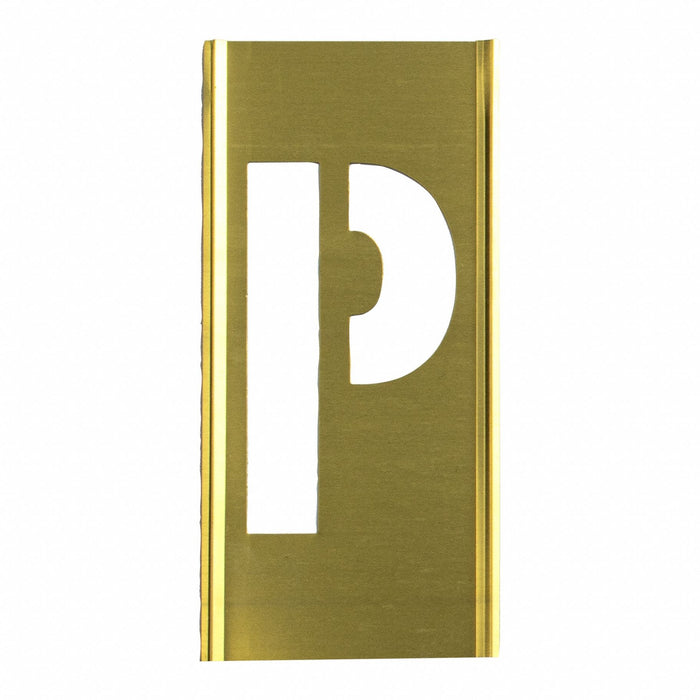 Individual Stencil Letter Brass