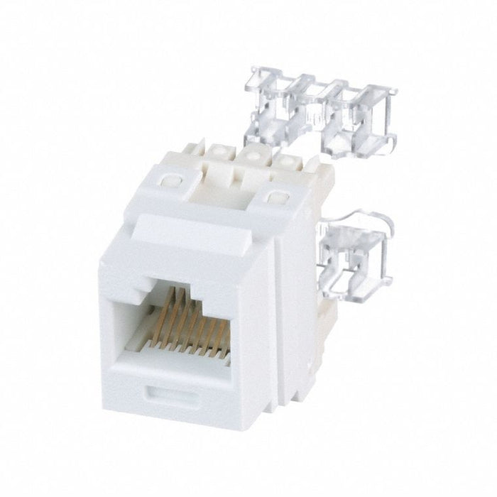 Jack Module 22.86 mm H White