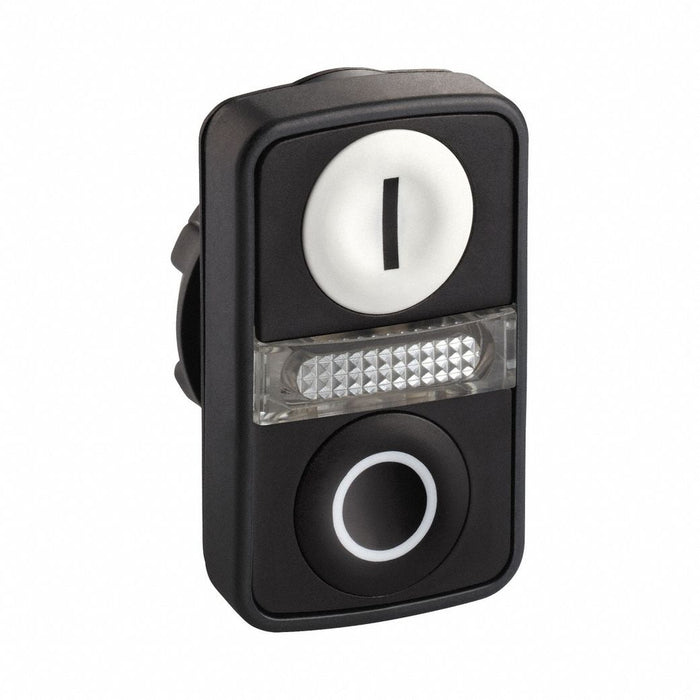 MultiheadOperator Blk Wht NoLamp 22mm