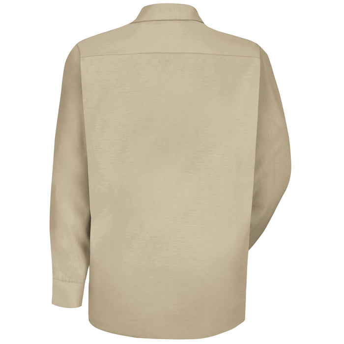 Men's Long Sleeve Specialized Pocketless Work Shirt