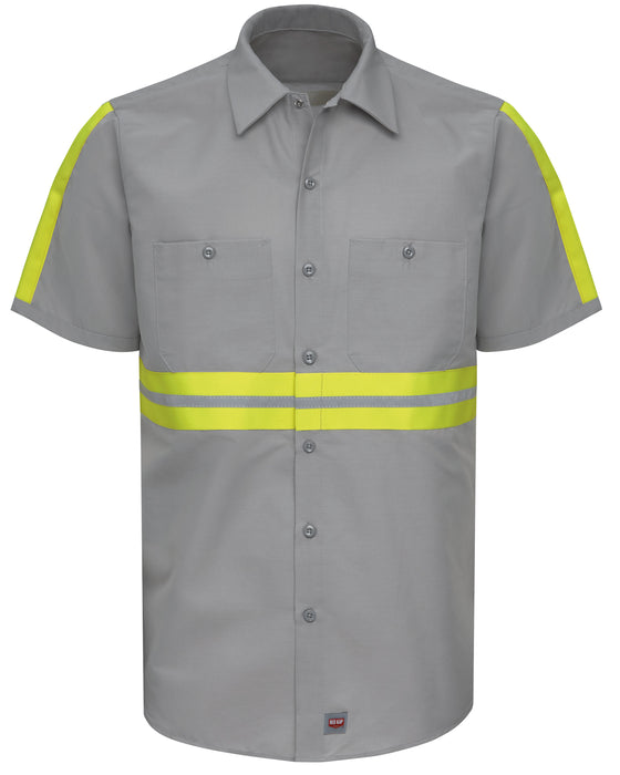 Men's Short Sleeve Industrial Work Shirt