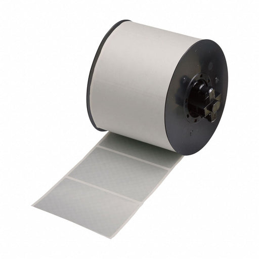 Pre-Cut Label Stock Roll Silver Matte