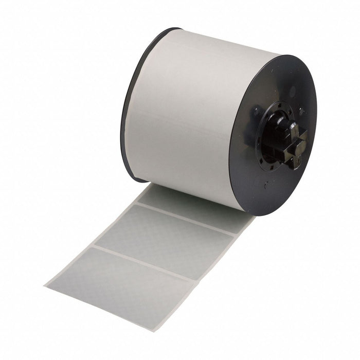 Pre-Cut Label Stock Roll Silver Matte