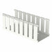 Wire Duct Wide Slot White 3.25 W x 3 D