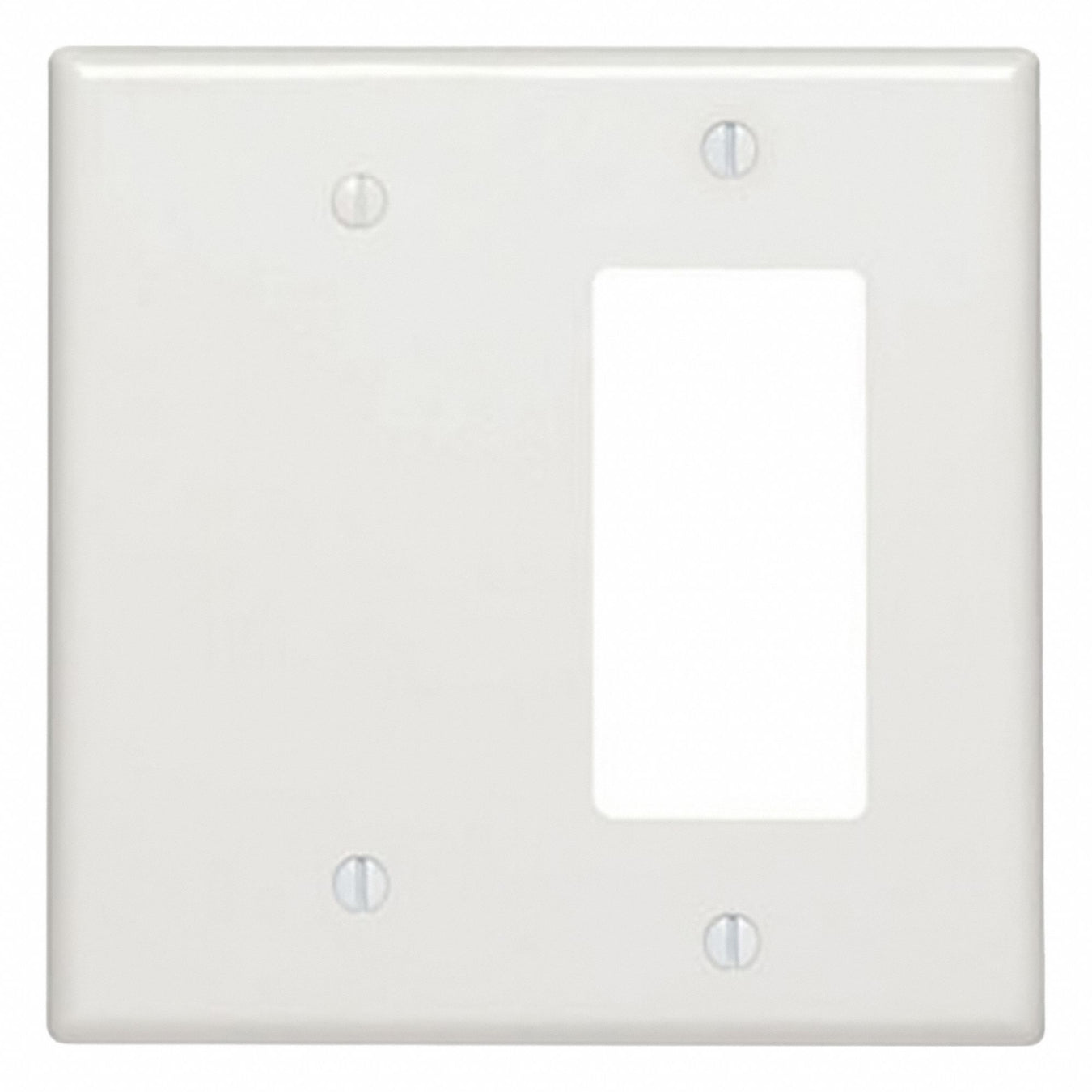 GFCI Wall Plate White 4.5 in H