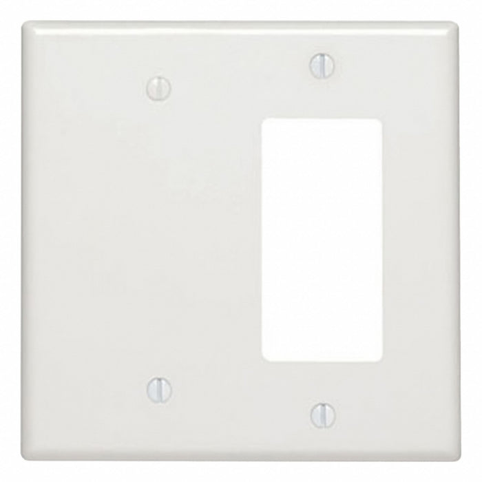 GFCI Wall Plate White 4.5 in H