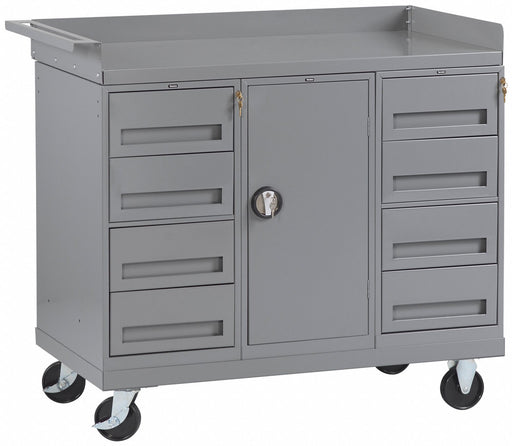 Mobile Cabinet Bench Steel 48 W 25 D