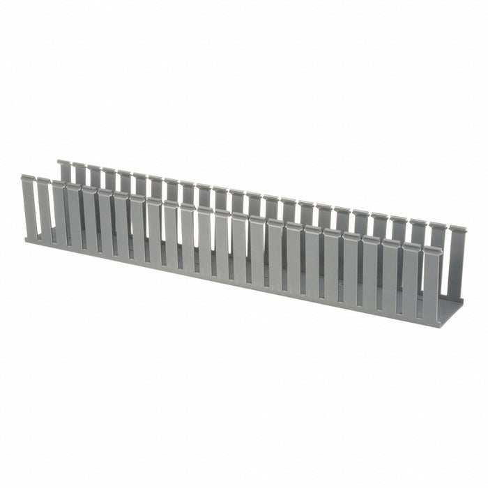 WIRE DUCT WIDE SLOT GRAY 3.25 W X 4 D