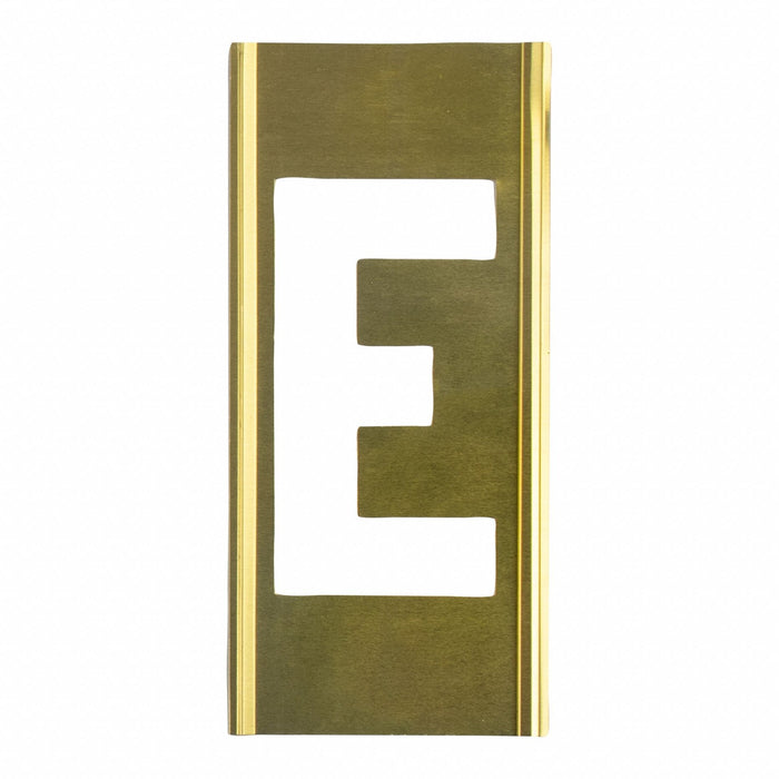 Individual Stencil Letter Brass