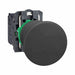 MushrmHeadPushButton NonIllum Blk 1NO