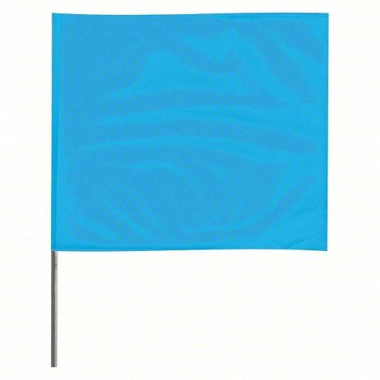 Marking Flag 15  Blue PVC PK100