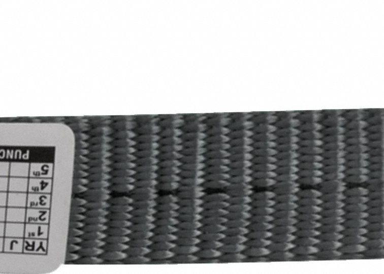 Shock-Absorbing Lanyard Gray