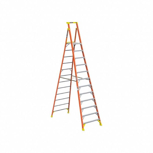 Fiberglass Podium Ladder Type IA 12 ft