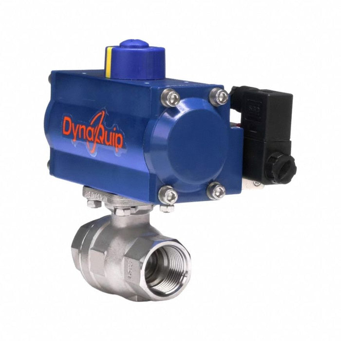 Ball Valve 3/4 In FNPT Spring Return SS