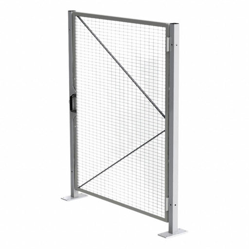 Phsycl Barrier Hngd Door 60 inx36 in Gry