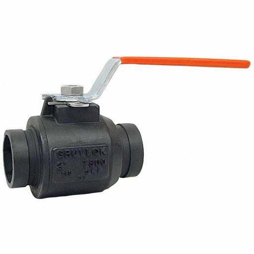 Manual 2-Way Ball Valve Grooved Iron