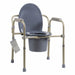 Commode Chair Gray Steel