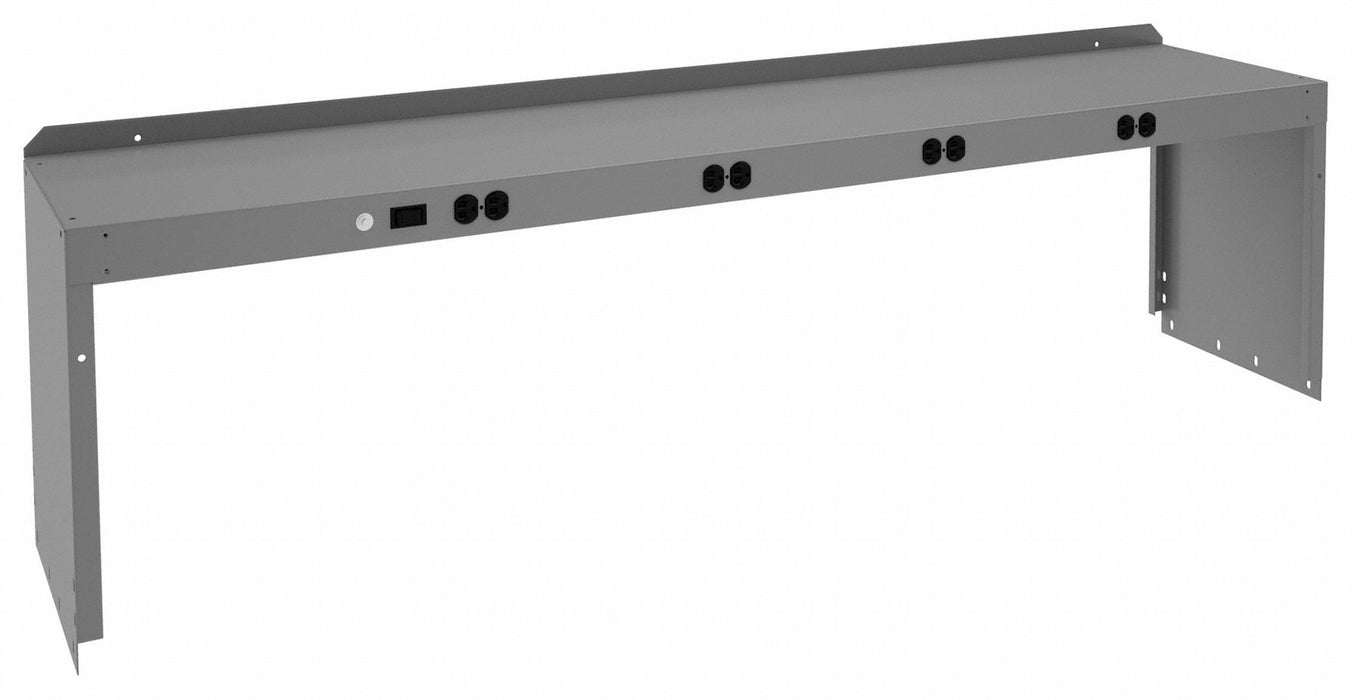Electrical Shelf Riser 72Wx15Dx18H Gray
