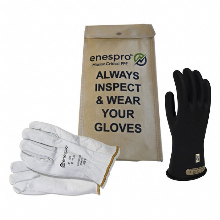 ElectricalInsulatingGloveKit Sz9 Blk