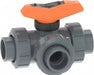 Manual 3-Way Ball Valve 2 PVC