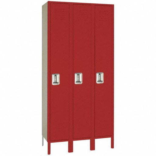 Wrdrb Lckr 1x3Lckr Red 66 x36 x18 Assm