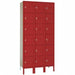 Wrdrb Lckr 6x3Lckr Red 78 x36 x18 Assm