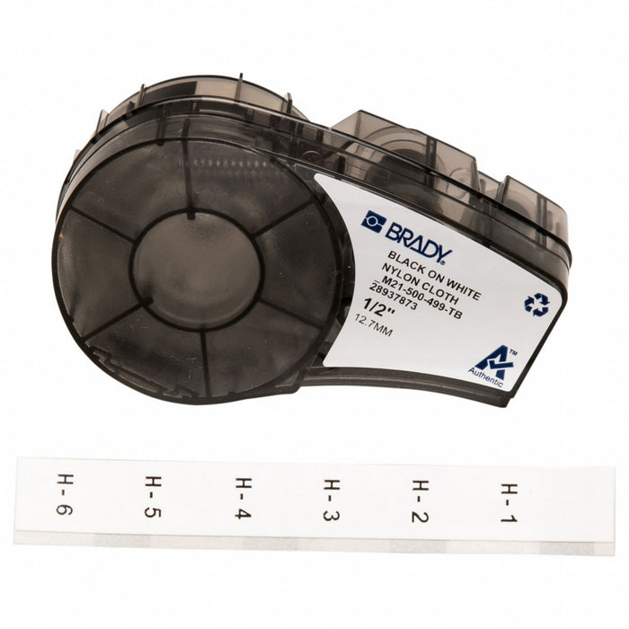 Label/RibbonCartridge White Matte 1/2inW